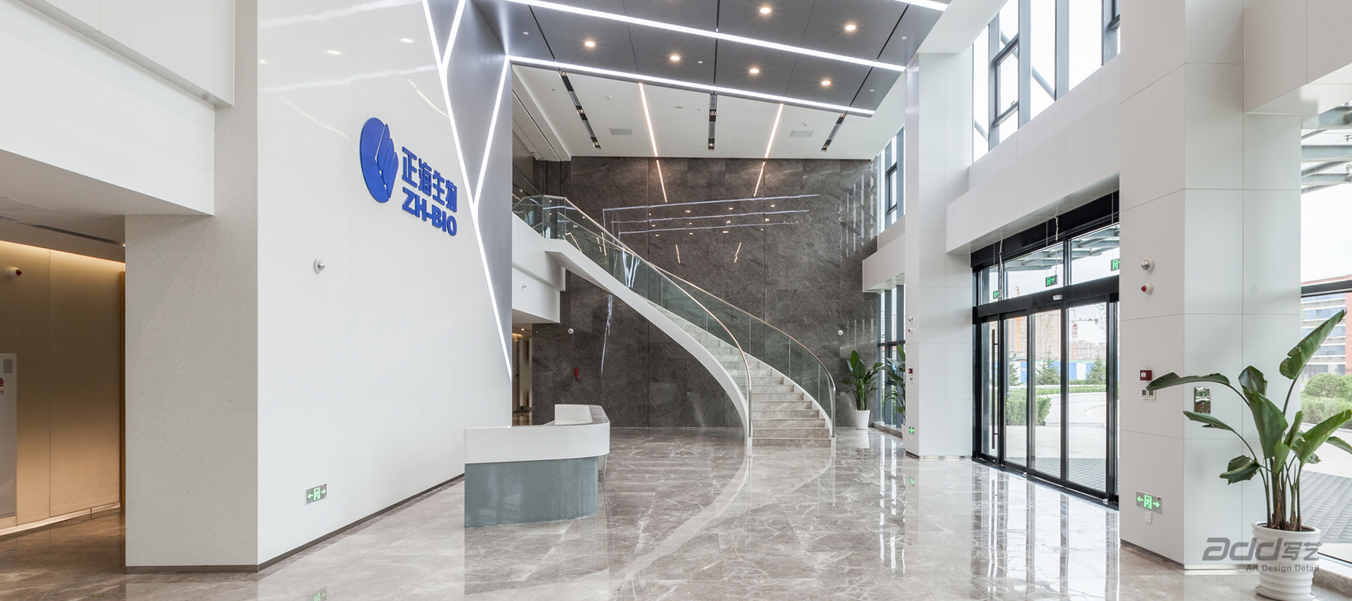 正海生(sheng)物(wù)辦(bàn)公(gōng)樓裝(zhuang)修-前(qian)廳-pc