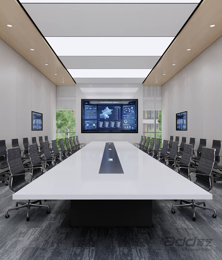 美團(tuán)辦(bàn)公(gōng)室設(shè)計(ji)裝(zhuang)修項(xiang)目(mu)-會議室